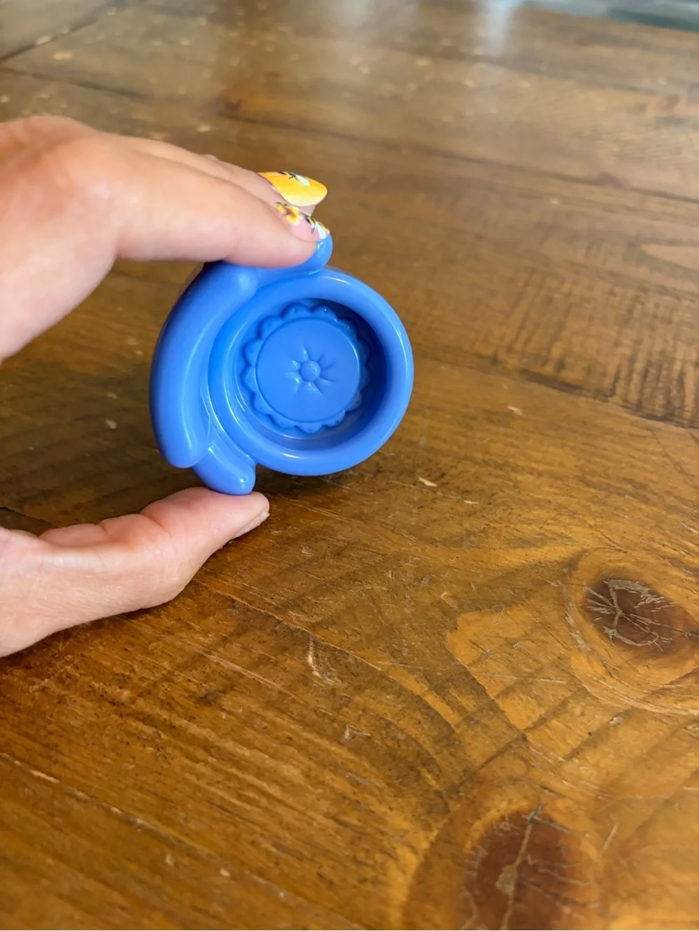 Fisher Price Little People Blue Royal Tea Party Chair as is
